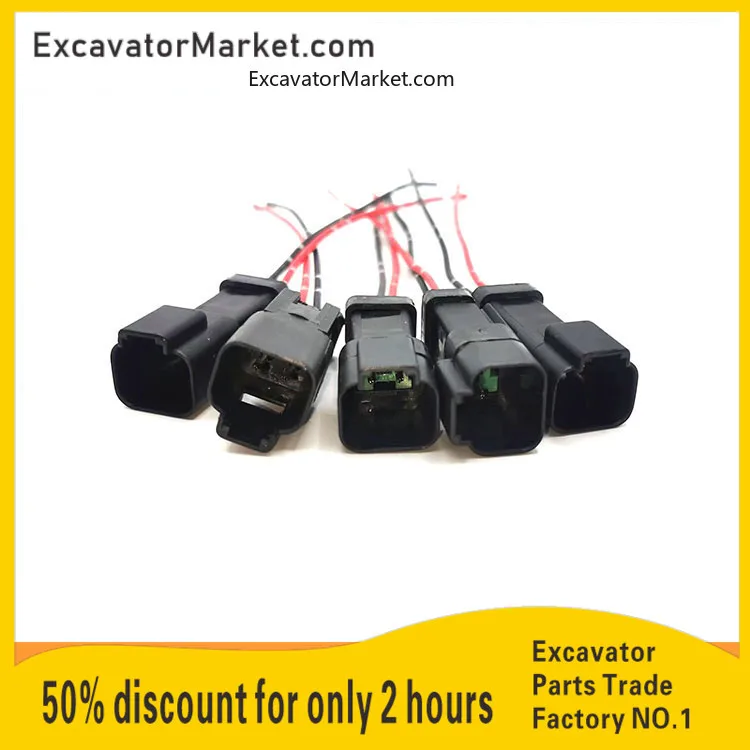 For KOMATSU PC200-7 CATERPILLAR CAT Water Temperature Speed Solenoid Valve Plug Generous Plug Pressure Sensor Excavator Spare