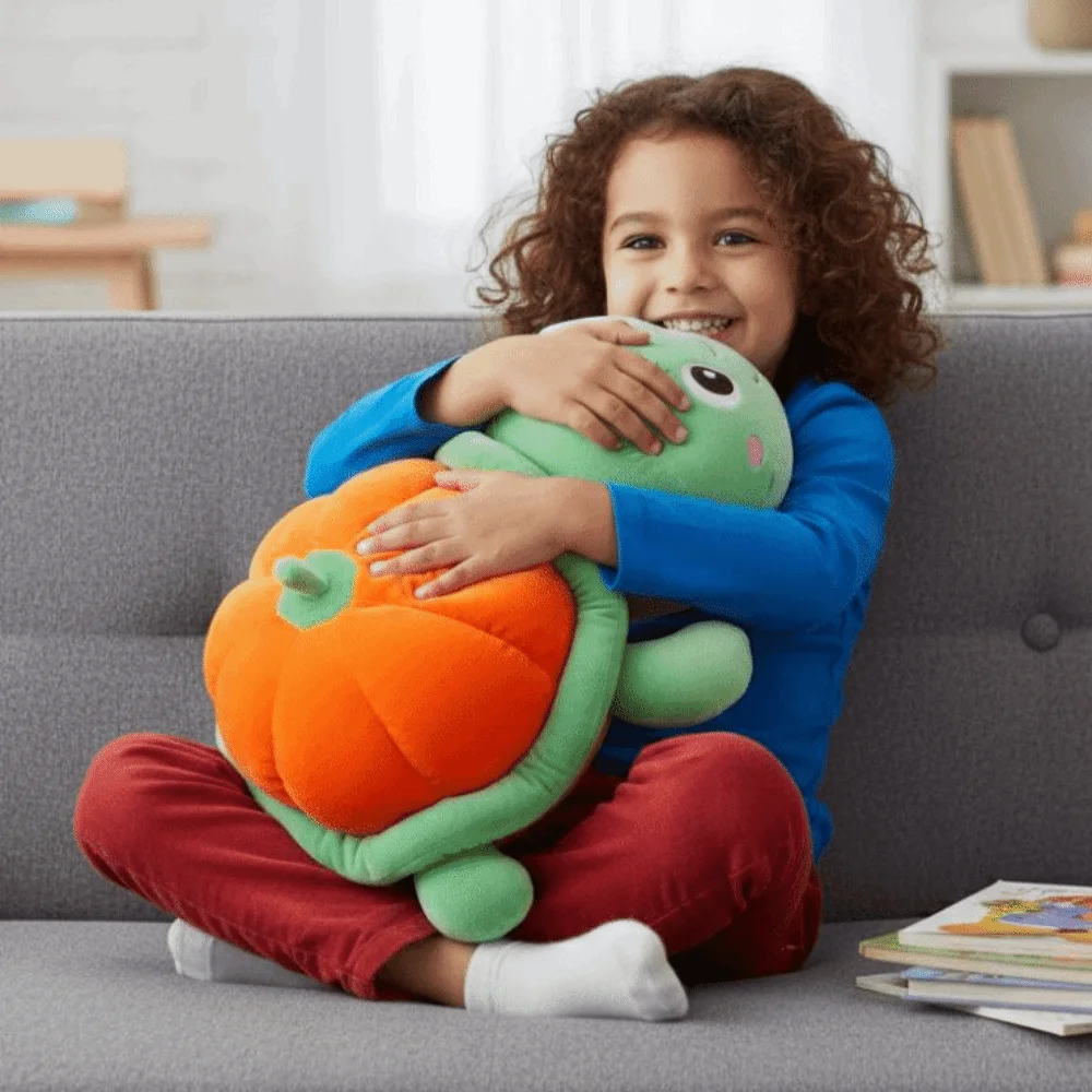 ตุ๊กตาเต่าฟูฟ่องรูปฟักทองสำหรับเด็ก ของสะสมน่ารัก ของขวัญสำหรับเด็ก