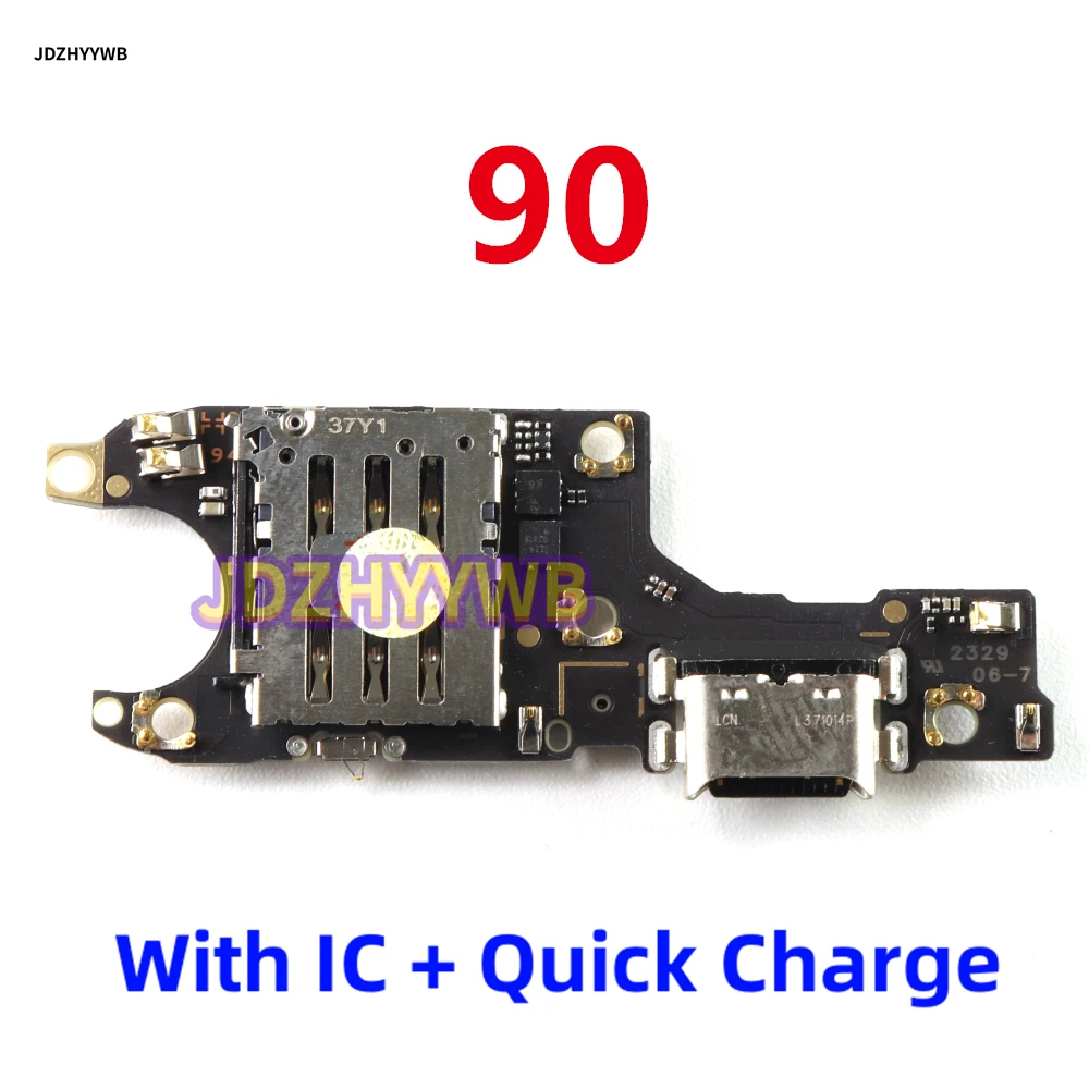 Dock Connector USB Charger Charging Port Flex Cable Board For Huawei Honor 90 USB Type-C 2.0 With Mic Microphone