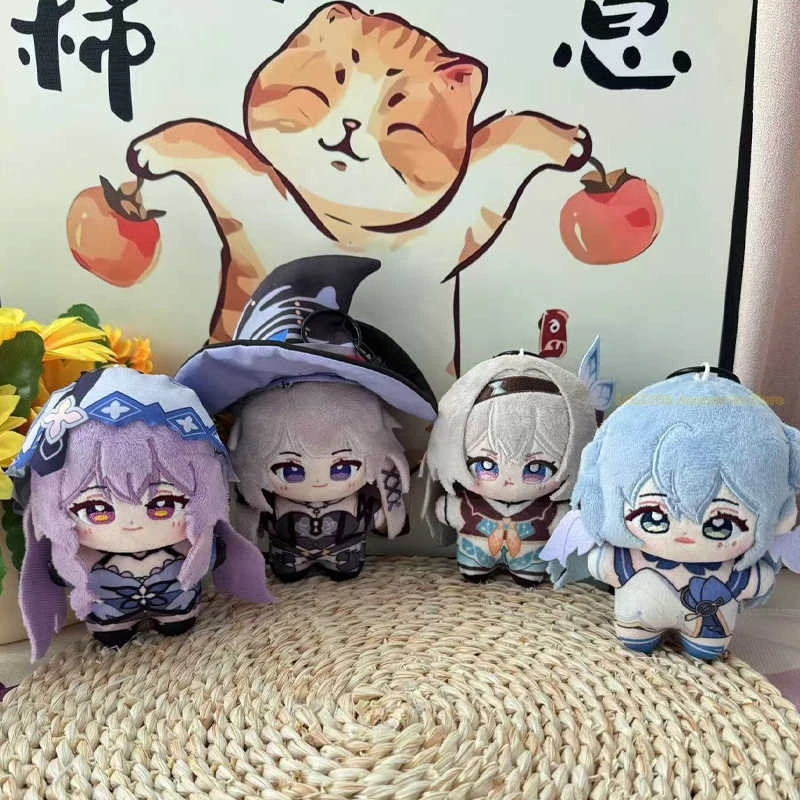 

Honkai：Star Rail Robin The Herta Black Swan Firefly Attribute Cute Dango Pendant Anime Keychain Cosplay Christmas Gift