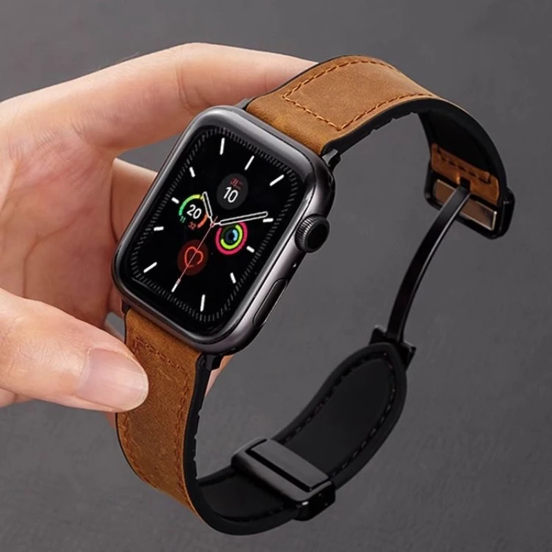 Pasek ze skóry bydlęcej do zegarka Redmi 4 magnetyczny pasek do zegarka Redmi Watch4 zastępczy damski Smartwatch z opaską sportowy pasek