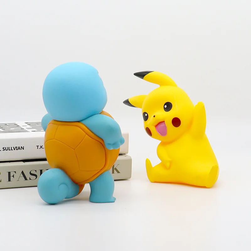 Pokemon 16cm Anime Figure Toys Cubone Pikachu Squirtle PVC Action Figure Game Statue Model Kids Toys Doll Desk Decorations Gifts