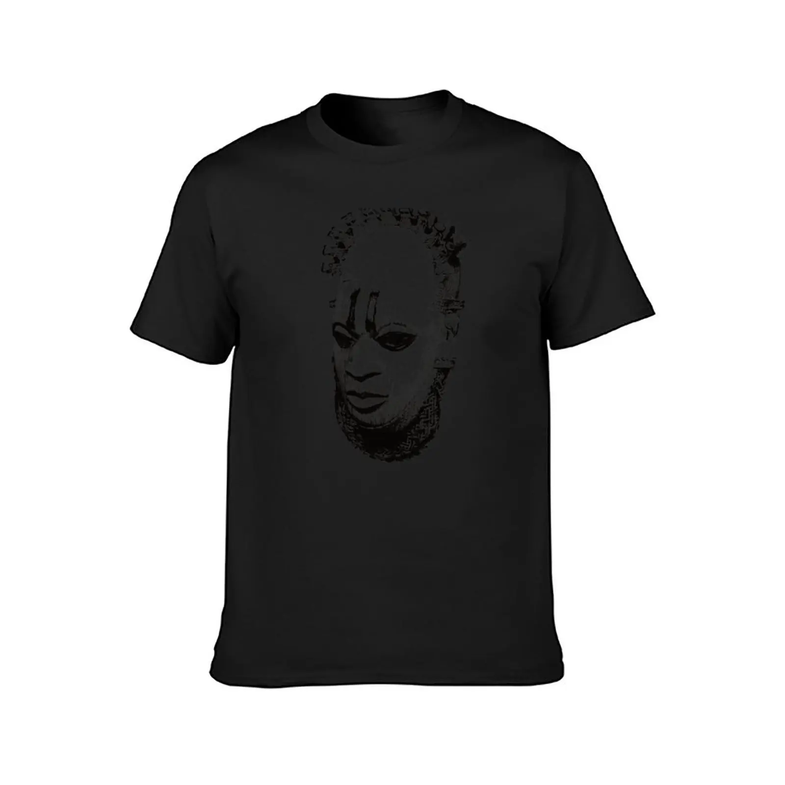 Tribal Mask From Benin - Celebrating African Culture T-Shirt tops oversized oversizeds mens plain t shirts