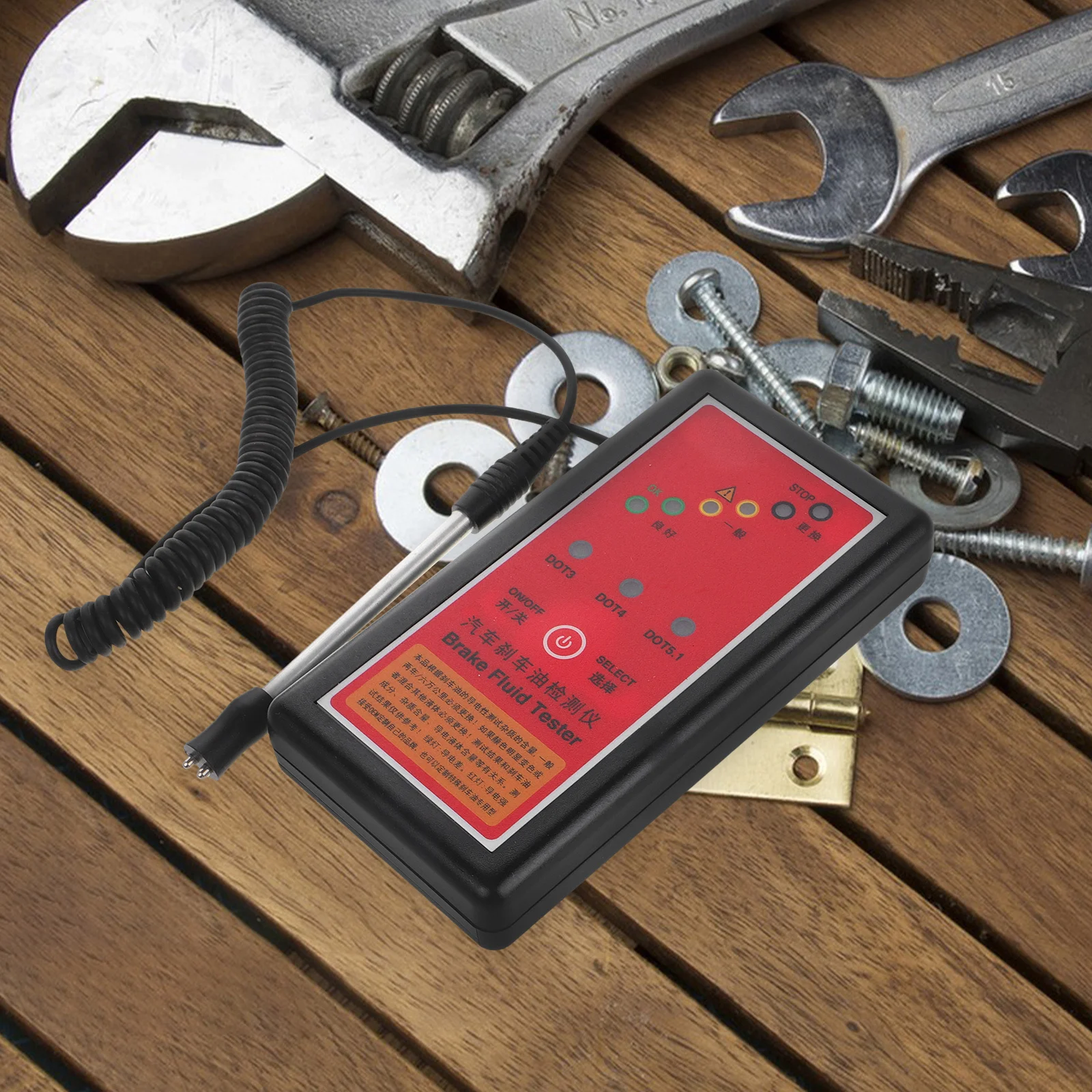 Stylo testeur d'humidité de liquide de frein, conception multifonctionnelle pour divers véhicules, empêche les pannes de freinage, testeur d'huile moteur
