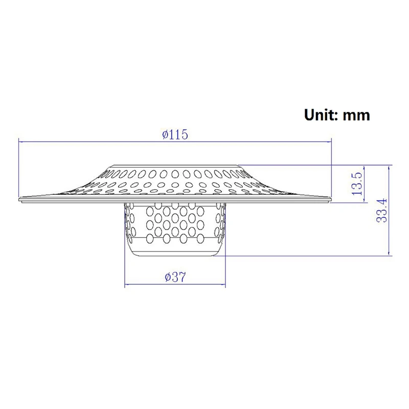 سبيكة دش استنزاف الشعر فخ ، حوض الاستحمام استنزاف حامي ، استنزاف الكلمة ، جمع ، 1 قطعة