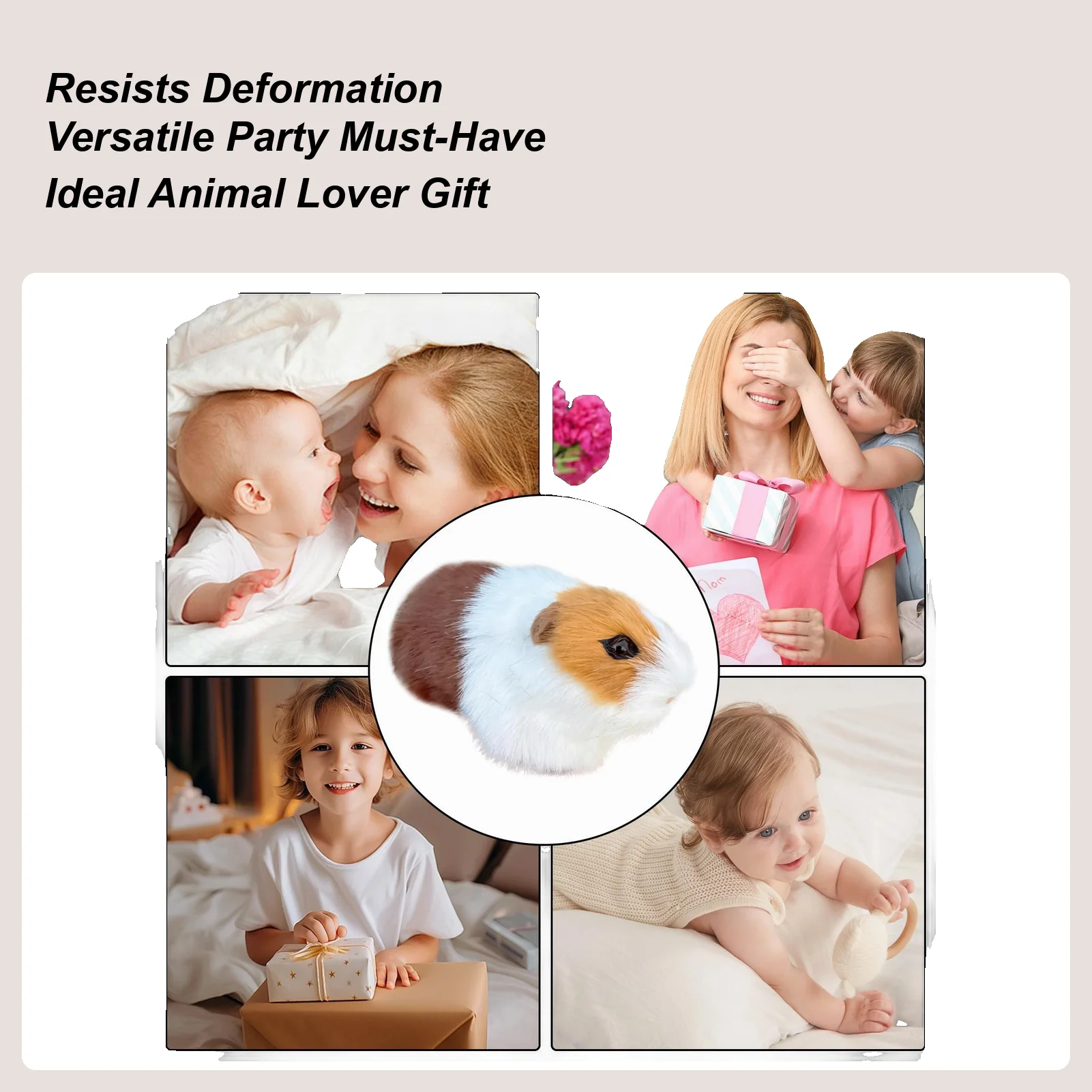 

Мягкая кукла-хомяк, милые обнимашки, милый хомяк, плюшевая мягкая игрушка для компаньона, комфорта, детей, любителей домашних животных, коллекционеров для дома