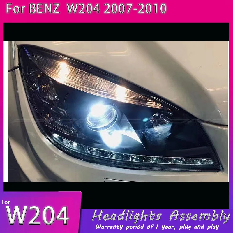 

Автомобильные светодиодные фары для Mercedes-Benz W204 2007-2014: противотуманные фары, ДХО, стоп-сигналы, указатели поворота. Установка Plug and Play. Автоаксессуары.