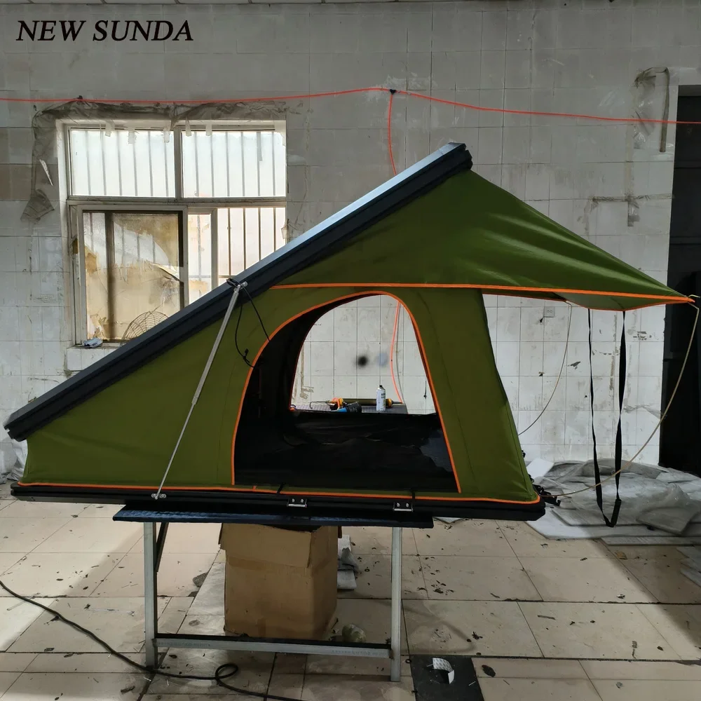 

2-3 Person 4x4 Stable Aluminum Triangle Hard Shell Roof Top Tent Rooftop Tents Hard Shell