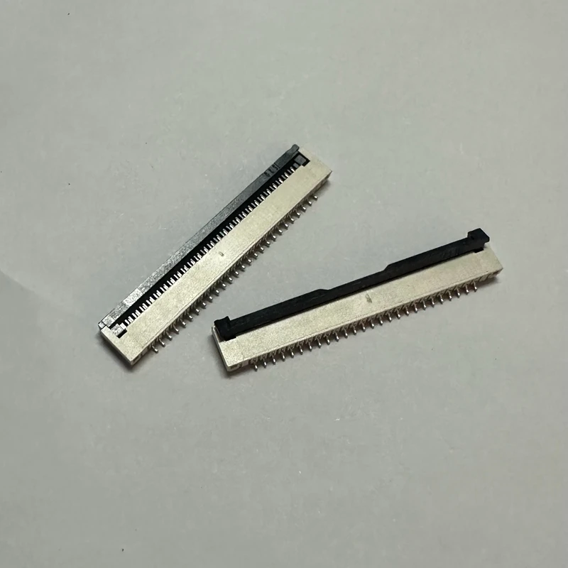 10pcs 0.5mm/1mm Pitch Under Clamshell Socket FPC FFC Flat Cable Connector 4P 5P 6P 8P 10P 12P 14P 16P 20P 22P 24P 30P 32P 34P