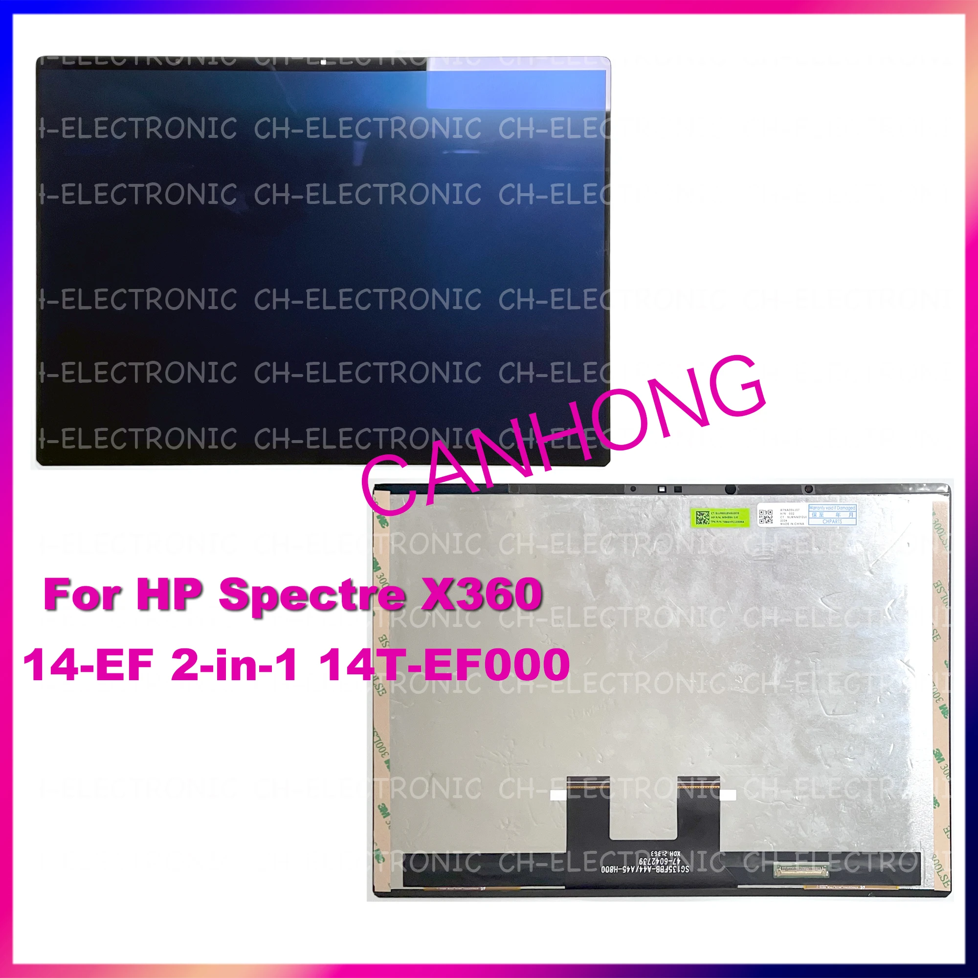 

13,5 "для HP SpectreX360 14-EF 14T-EF ЖК-сенсорный экран в сборе WUXGA 1920x1280 панель OLED-дисплей ATNA35VJ07