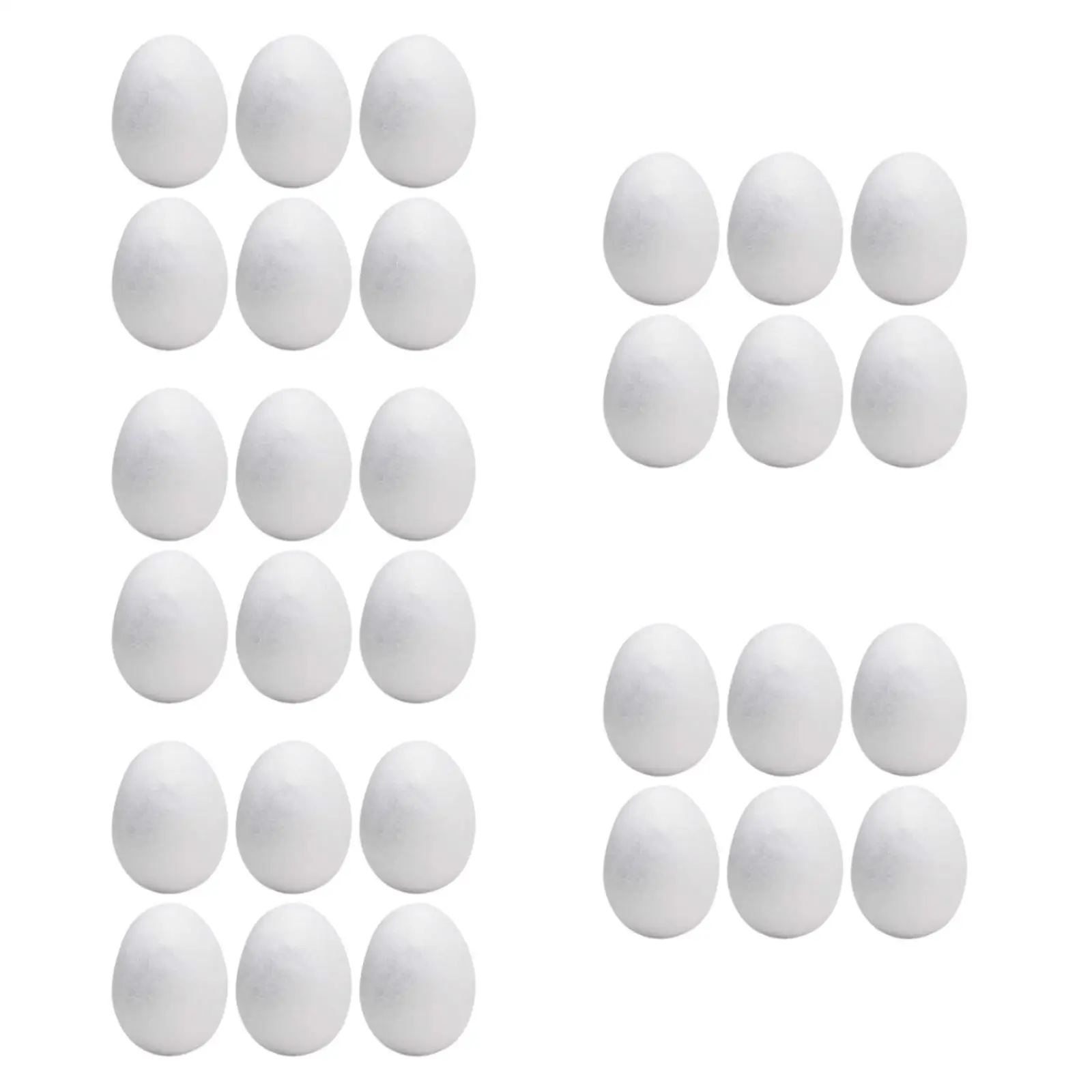 Foam Eggs for Crafts Unpainted Faux Eggs for Ornaments DIY Kindergarten