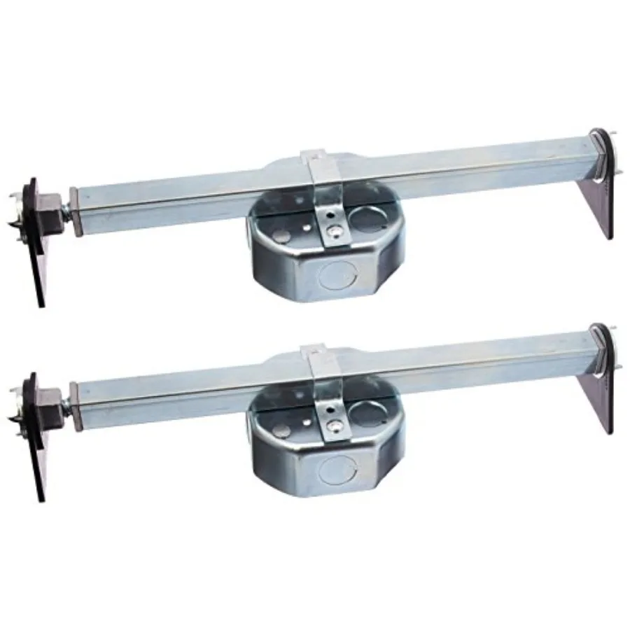 

0110000 Saf-T-Brace for Ceiling Fans, 3 Teeth, Twist and Lock - 2 Pack