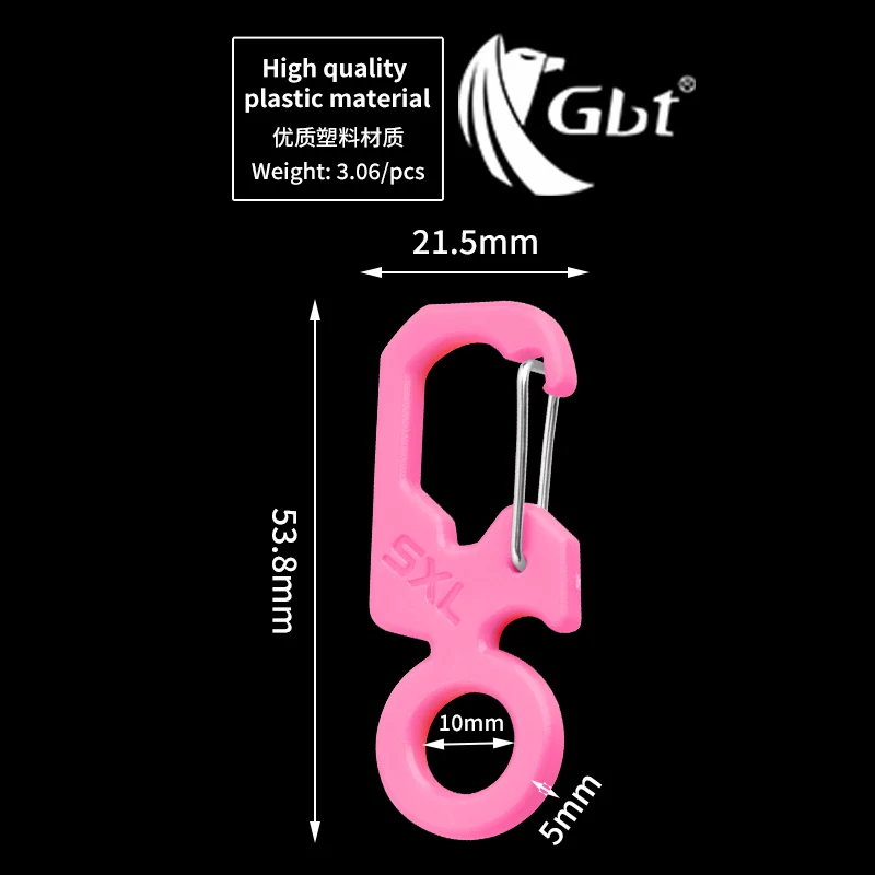 G-type plastic buckle hook outdoor backpack accessory keychain