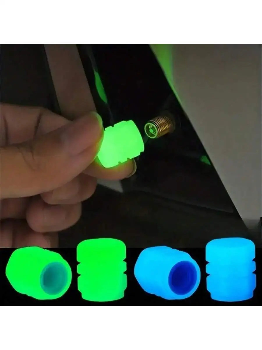 

Bestseller: High-visibility automotive tire valve cap, glow-in-the-dark motorcycle/electric vehicle/bicycle valve that emits lig