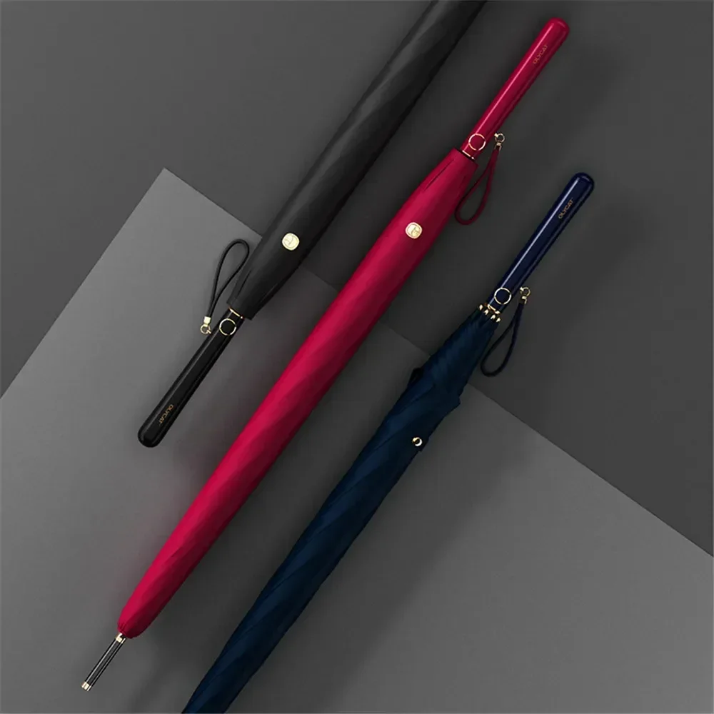 

Long Handle Women Umbrella Elegant Anti UV Windproof Beach Parasol Outdoor Golf Sunshade Rain Gear for Business Gifts