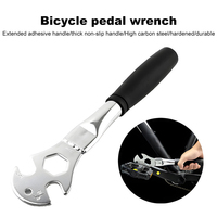 Bicycle Pedal Wrench Long Handle MTB Road Bike Pedal Spanner Multifunctional Bicycle Pedal Removal Tool Bike Repair Tool