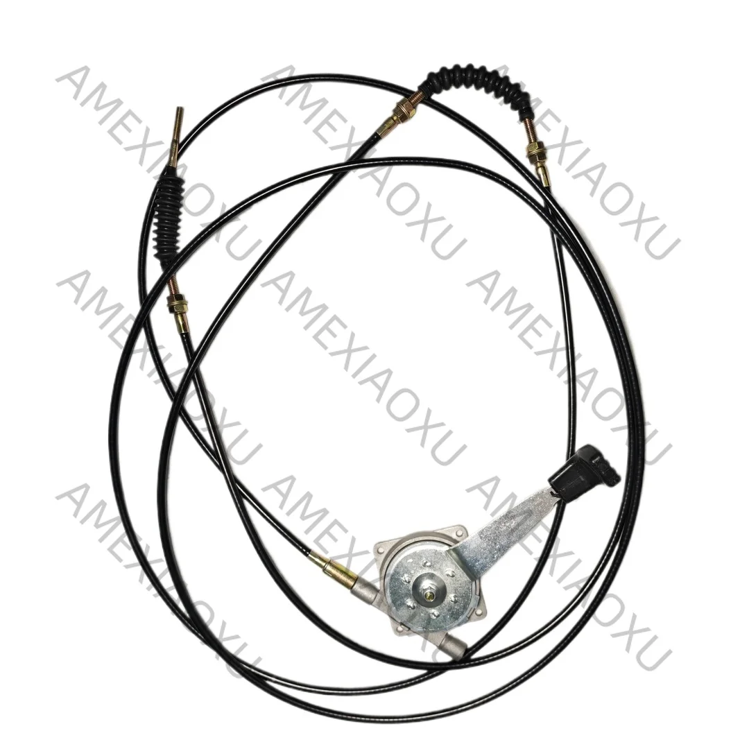 For JCB 3CX and 4CX THROTTLE CABLE 910/48800, COMPLETE WITH LEVER ------- NEW