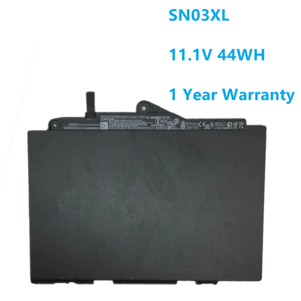 

New SN03XL 11.4V 3910mAh/44Wh Laptop Battery For HP EliteBook 820 725 G3 G4 800514-001 800232-241 HSTNN-UB6T HSTNN-DB6V