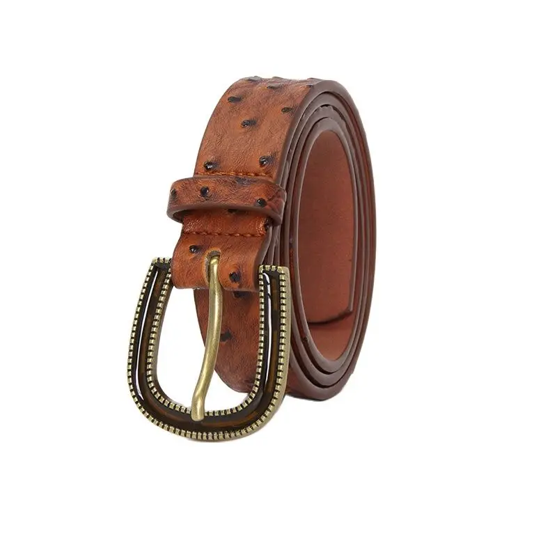 

GOOWAIL Fashion Women Wasit Belts Casual Female Accessories Dark Brown Leather Belts