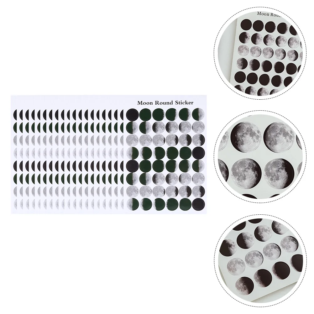 

20 Sheets Sticker Diy Decal DIY Sealing Sticker Decal Scrapbook Decorative Paper Craft Elegant Color Unique Pattern