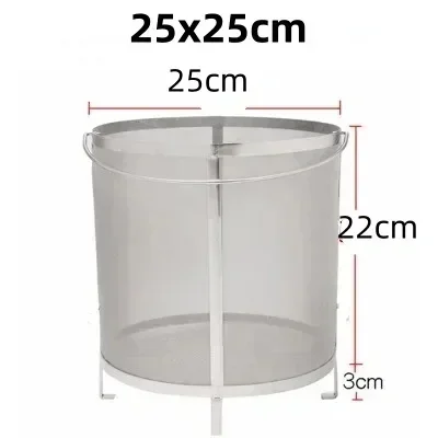 304 Stainless Steel Beer Wine House Filter Bag for Jelly Jams Homebrew Barrel Home Brew Filter Basket Strainer Barware Bar Tools