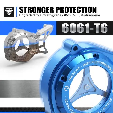 För Yamaha YZ85 2002-2023 YZ80 1993-2001 YZ65 2018-2023 YZ 65 85 Drevkåpa Tändskydd Skyddskit Transparent 10 best sales yz65 - №9