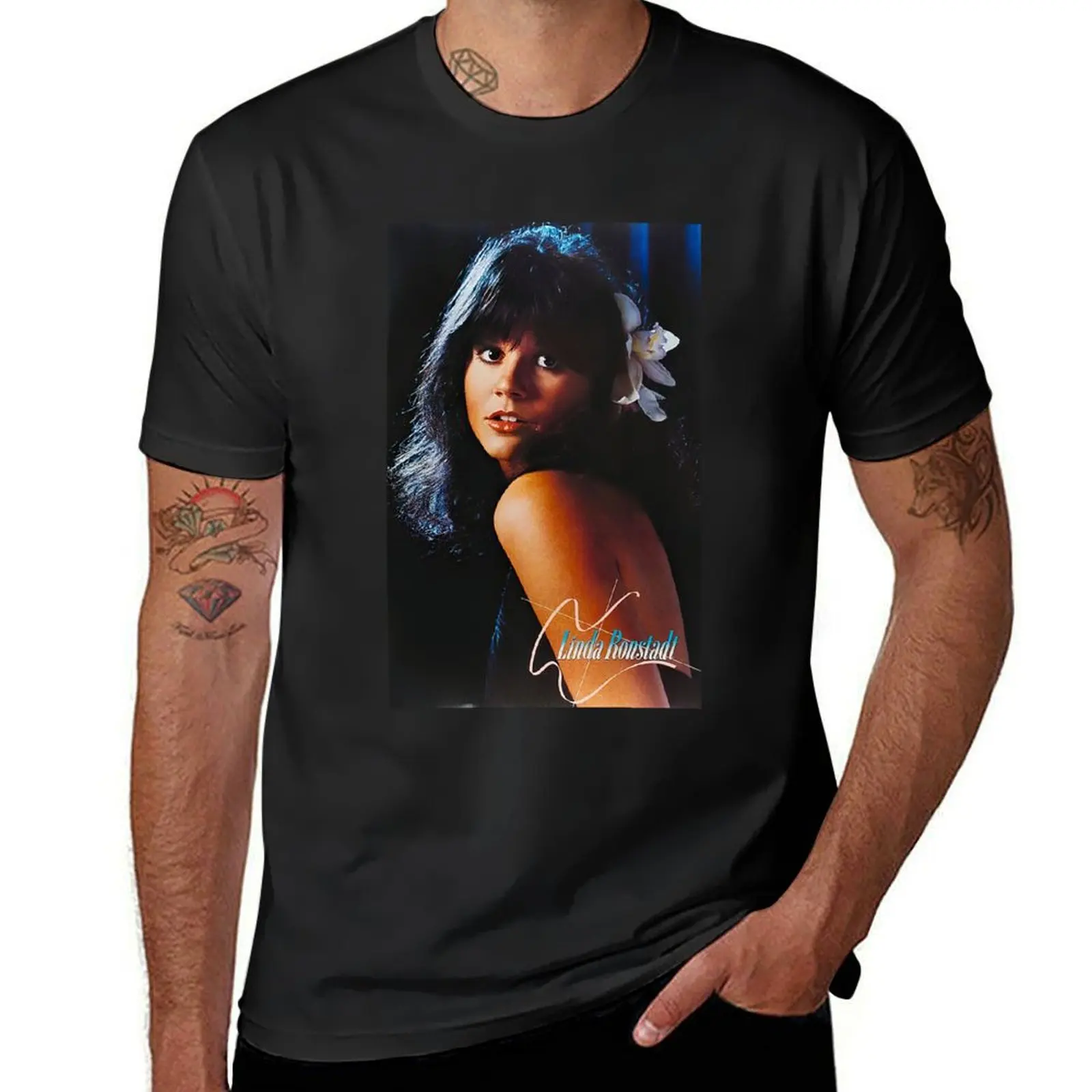 Linda Ronstadt Beautiful Picture T-Shirt oversizeds oversized sublime T-shirts for men cotton