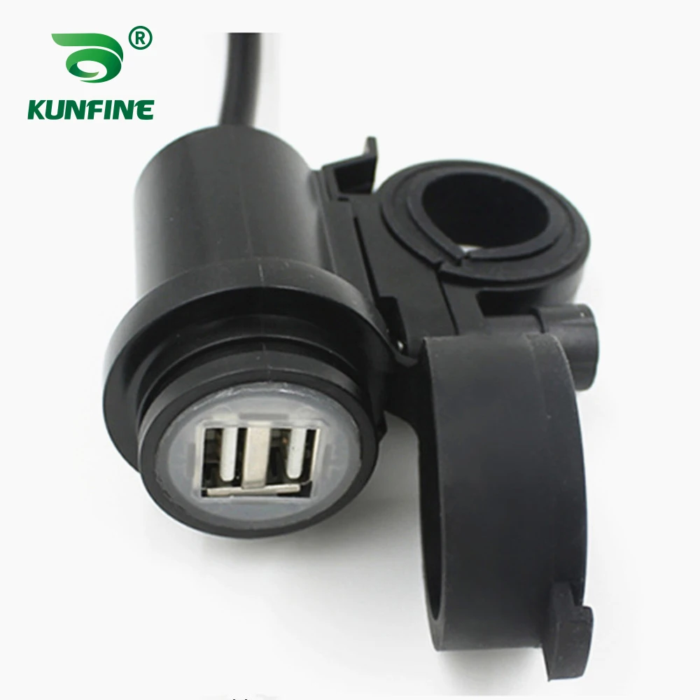 

Автомобильное зарядное устройство Dual USB 3.1A для мотоцикла