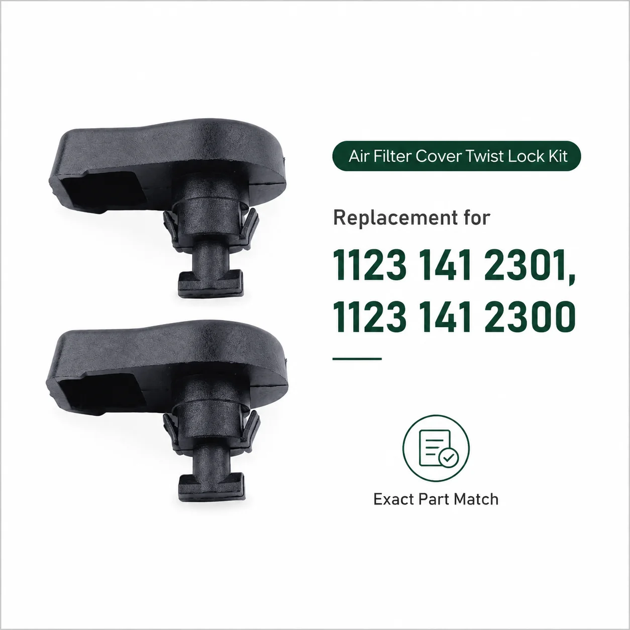 Air Filter Cover Twist Lock Kit For Stihl MS290 MS310 MS390 Chainsaw Parts 1123 141 2301 1123 141 2300 Replacement For Stihl