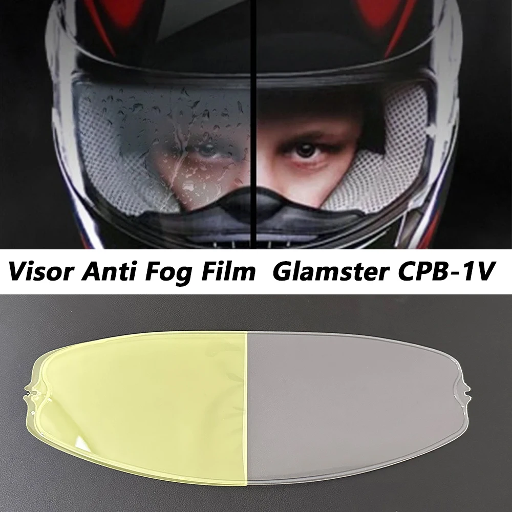 

Motorcycle Helmet Visor Patch Film For Shoei Glamster Visor Anti Fog Film