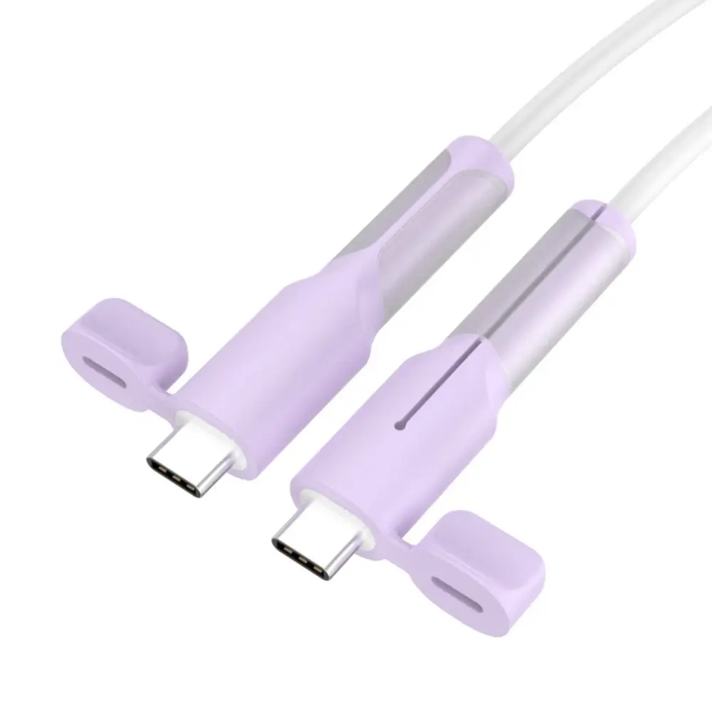 Type C Charger Cable Protector Silicone Dustproof Cover Charger Cable Protective Cap Accessories Data Line Silicone Cover