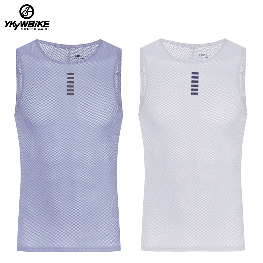 YKYWBIKE Gilet da ciclismo da uomo Strato base sportivo Maglia da ciclismo estiva Maglia da strada Canottiera da bicicletta Intimo da ciclismo