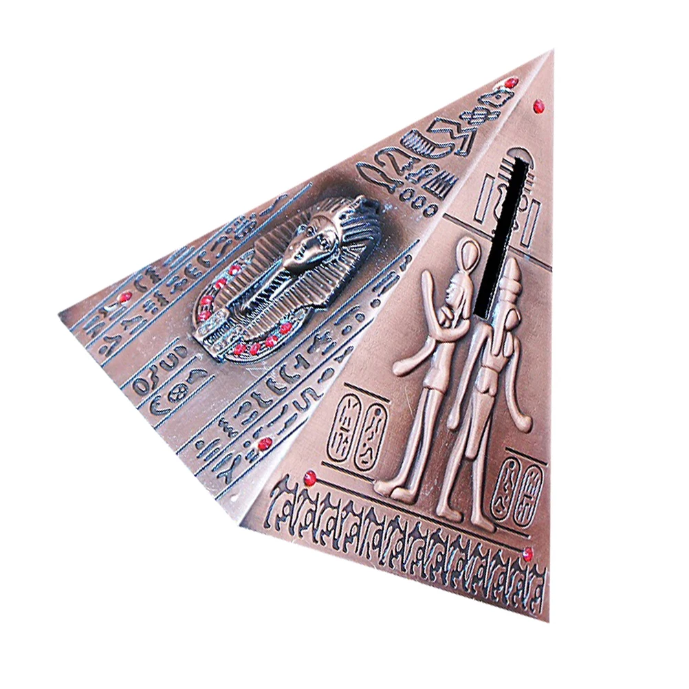 

Pyramid Piggy Bank Egyptian Ancient Decoration Decorate Adult Coin Banks Unique for Adults Cute Money Travel