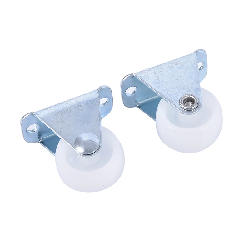 Handiness e Absorção de Choque Rodízios Universal, Roda de Móveis, Nylon PP Branco, One Way, 1 ", 1Pc