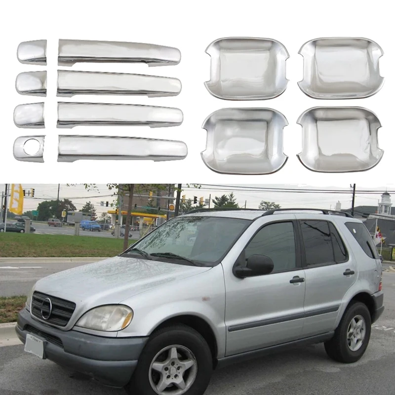 Car Door Handle Cover Door Bowl Trim For Mercedes-Benz M-Class W163 ML320 / ML350 / ML50 1997-2005