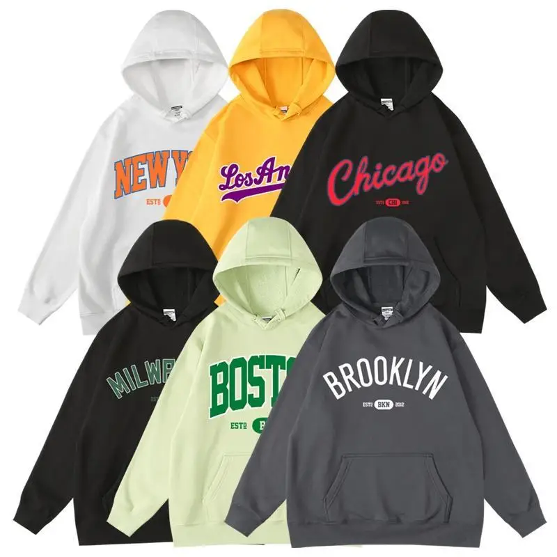 سترة بغطاء للرأس لكرة السلة الأمريكية، سترة نيويورك جولدن ستايت للرجال والنساء للخريف والشتاء، سترة فضفاضة غير رسمية #1