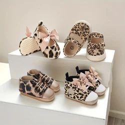 0-1 year old baby shoes Girls fashion leopard print casual sneakers sandals comfortable toddler shoes