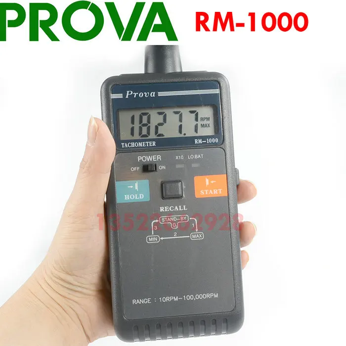 RM-1000/1500/1501/1502 Digital Photoelectric Tachometer Tachometer Contact Tachometer