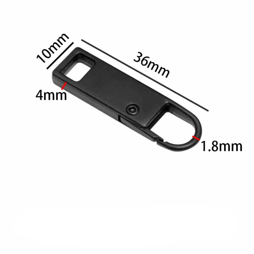 10Pcs Zipper Slider Puller Instant Zipper Repair Kit Replacement Broken Buckle Bag Suitcase Zipper Head For Sewing Craft