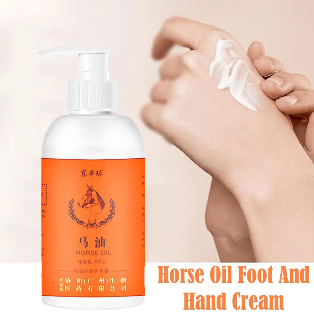 

Horse Oil Feet Hand Cracked Cream Skin Care Repair Skin Anti Callus Foot Smooth Hand Crack Dead Skin 300ml Removal Care Cre L1Z2