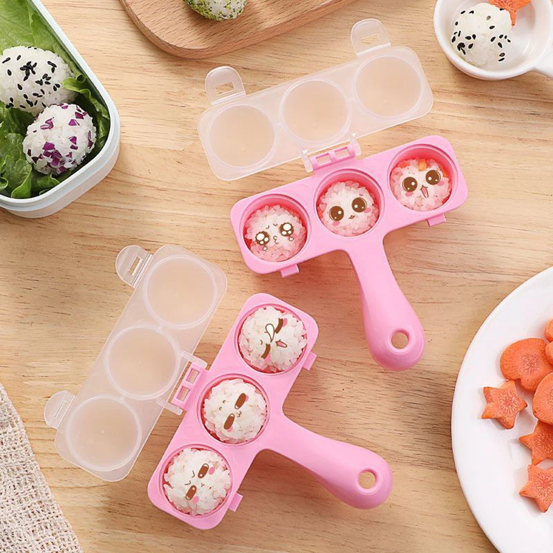 Creativity Rice Ball Molds Sushi Mold Maker DIY Sushi Maker Rice Mold For Children\'s Rice Production