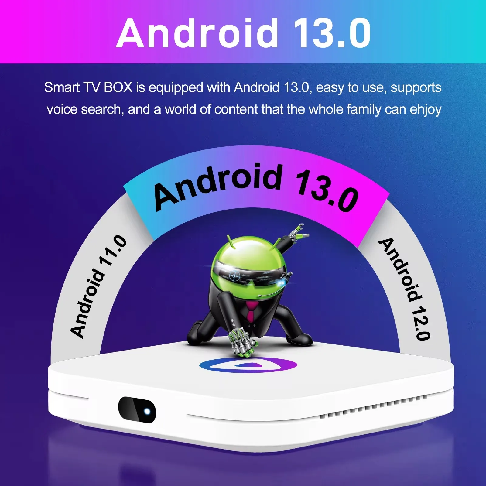 H96MAX M1 TV Box Android 13 Rockchip 3528 Quad Core Support 8K 4K HD BT 4.0 4GB 64GB Media Player Smart Android Set Top Box iptv