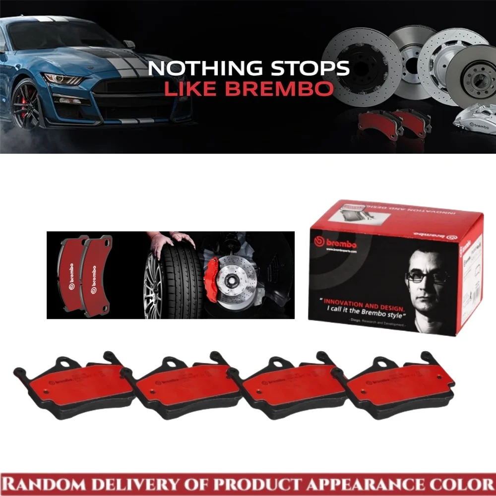 Brembo P65028N Premium Ceramic Rear Disc Brake Pad Set PORSCHE OE# 98735293901