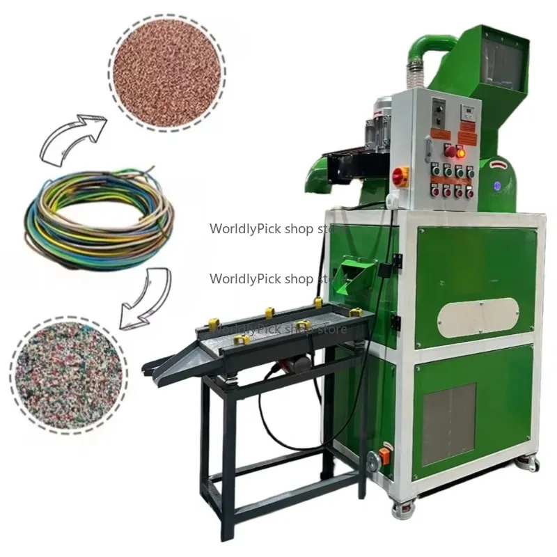 Mini Metal Scrap Copper Cable Wire Granulator Chopping Recycling Machine for Sell - Efficient Equipment for Scrap Management