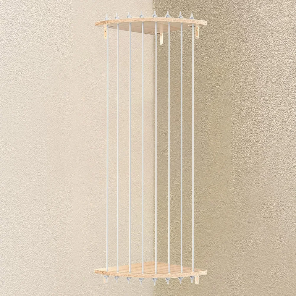 

Деревянный держатель для мягких животных с регулируемой длиной, органайзер для плюшевых игрушек, уголок для хранения мягких животных, для детской комнаты, спальни