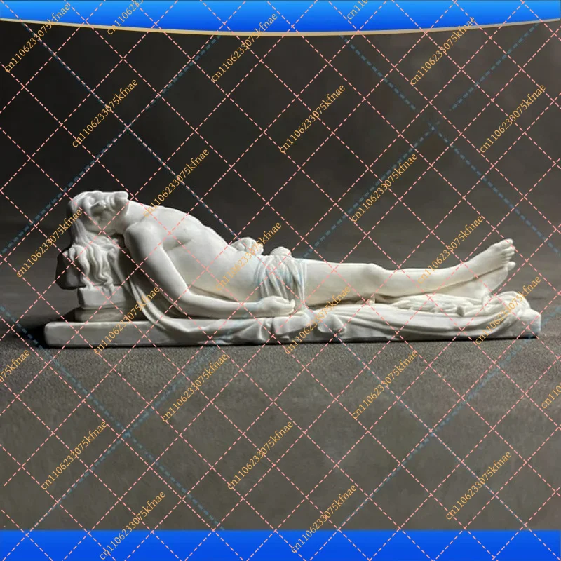 Abstract Sleeping Characters Sculpture: Creative Plaster Artwork for Home Decoration