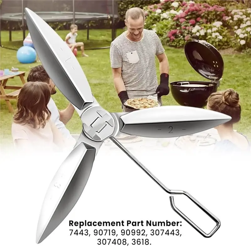 ABWZ-For Weber Kettle Grill 7443 90719 18-1/2 Inch Grill One-Touch Cleaning System Kit Grill Parts