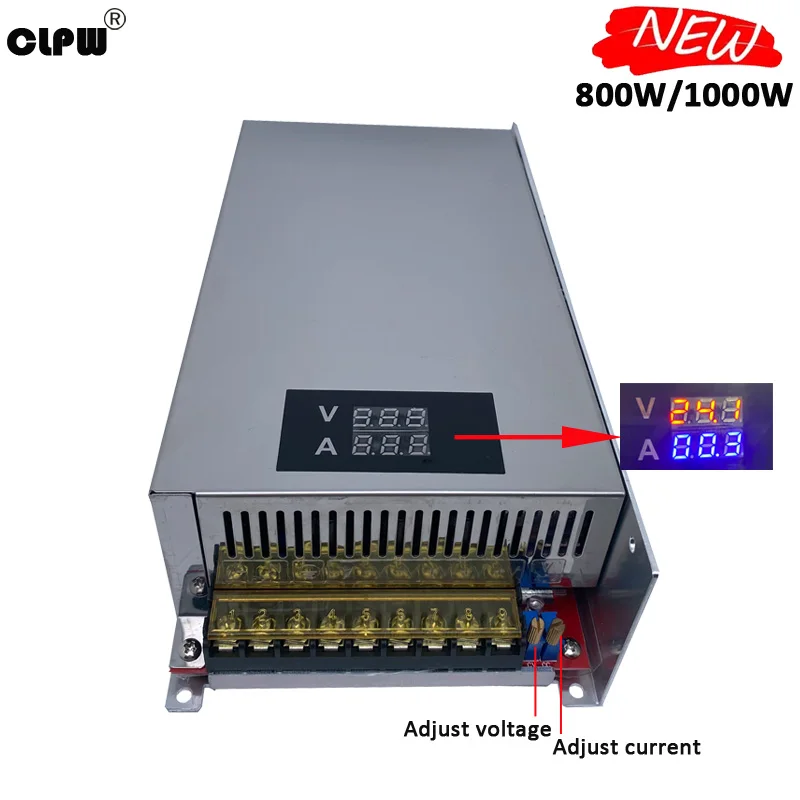 

48V 20A DC Universal Regulated Switching Power Supply 1000W for CCTV Radio Computer Project LED Strip Lights 3D Printer