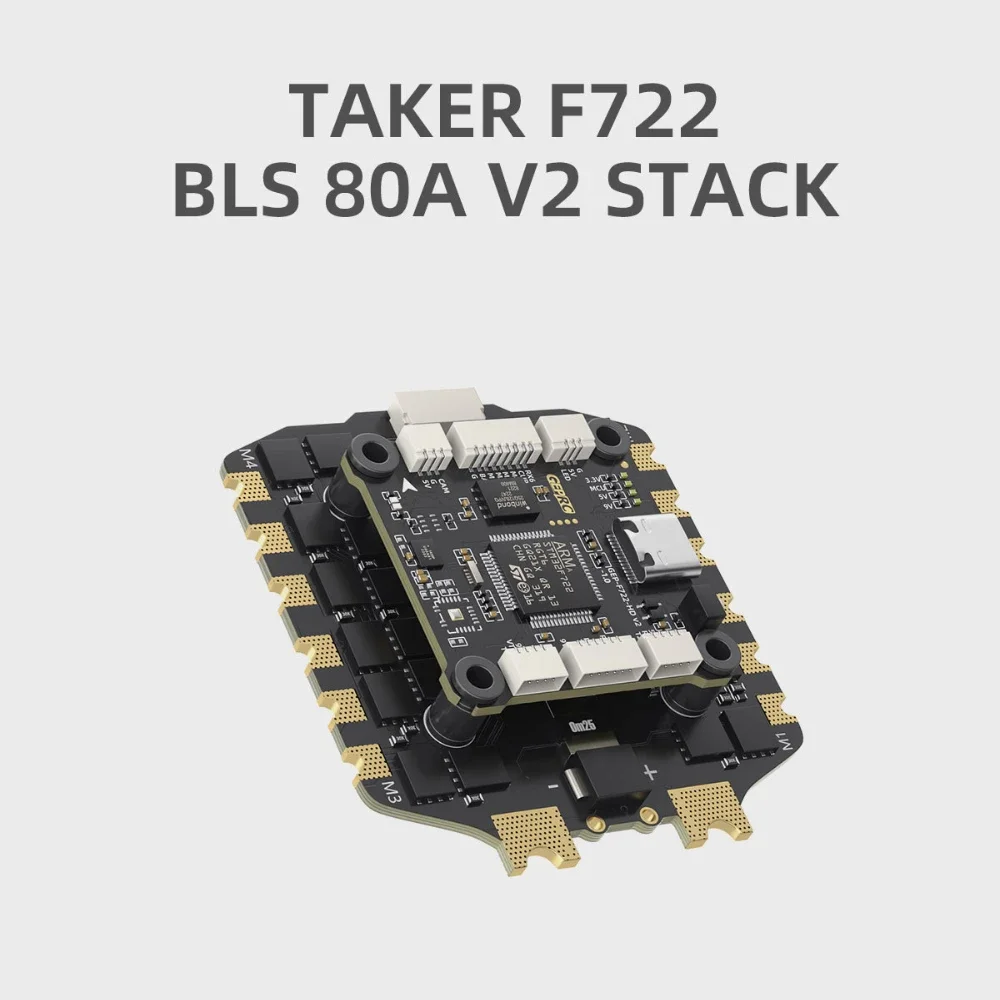 GEPRC TAKER F722 BLS 80A V2 STACK GEP-F722-HD V2 Flight Controller TAKER H80_BLS 80A 4IN1 ESC