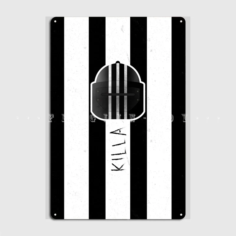Killa Escape From Tarkov-letrero de Metal para pared, cueva, garaje, Club, decoración divertida de pared, cartel de estaño